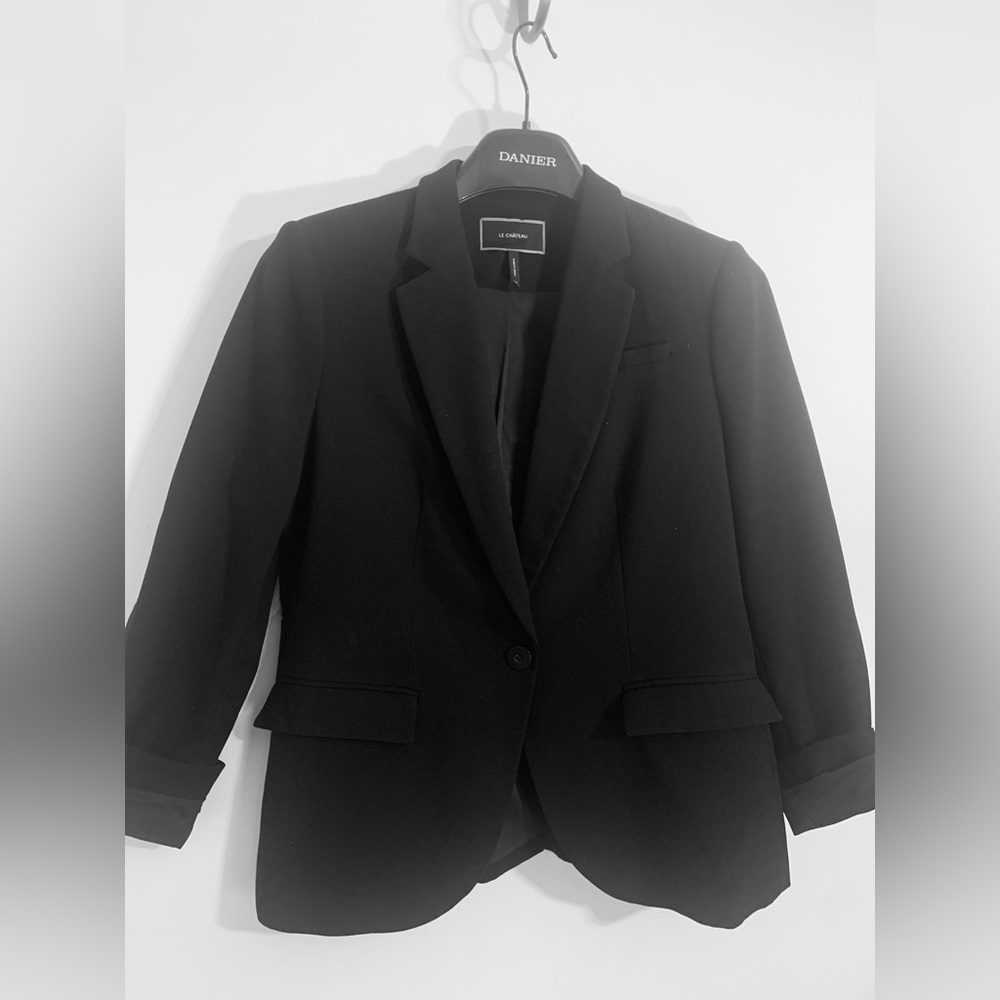 Le Chateau Classic Black Women Blazer